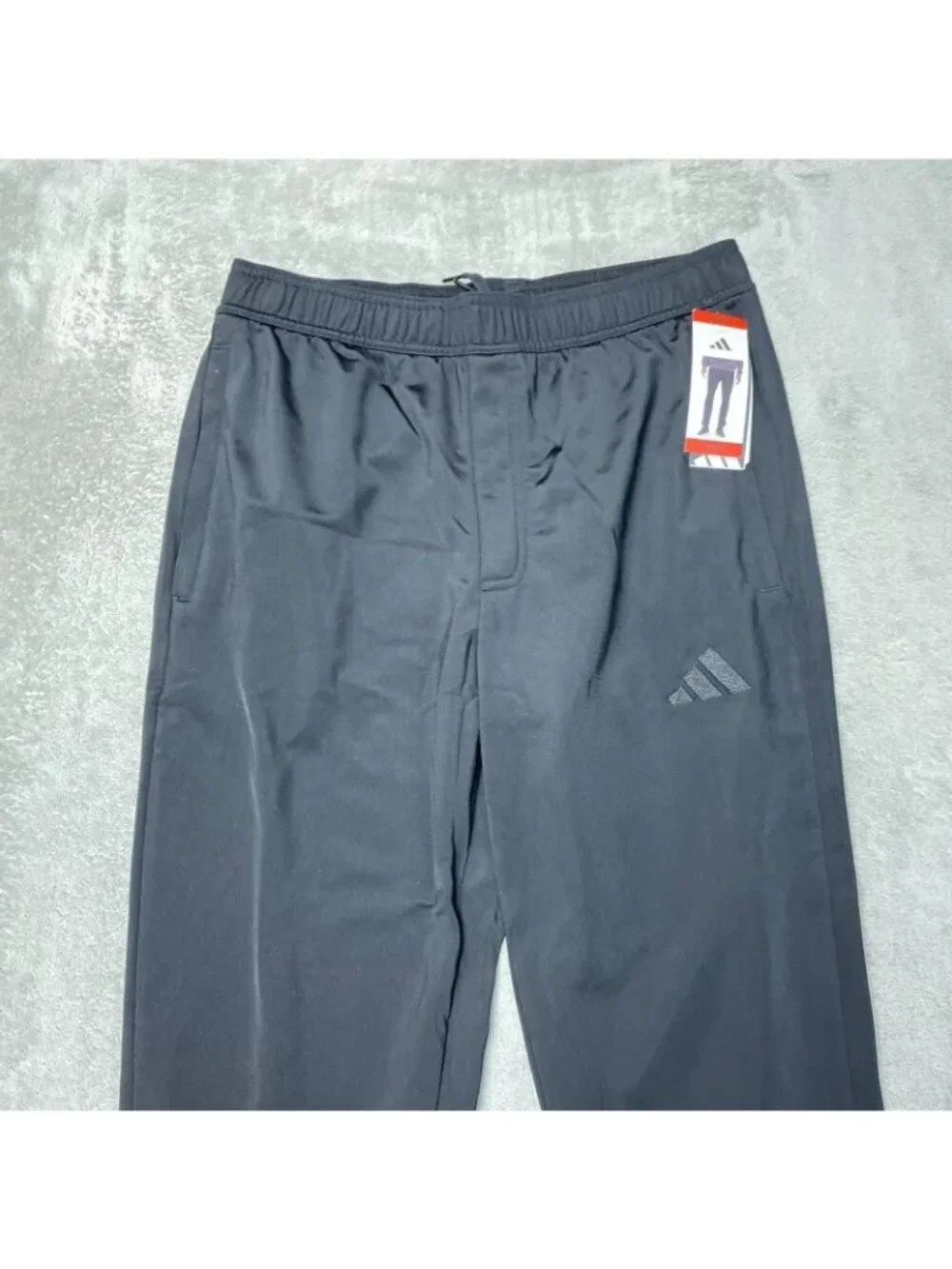 Adidas Tricot Men's M Black Athletic Track Pants Ankle Zip e1718